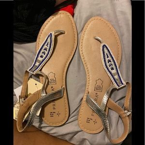 Bohemian thong sandals